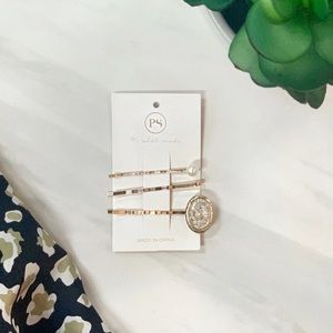 🆕 Pretty Simple 3 Piece Barrette Hair Accessories